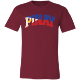 Pinay with Flag Embedded Unisex Jersey T-Shirt